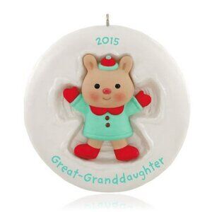Hallmark 2015 Great-Granddaughter Christmas Ornament